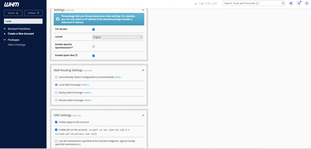 How to Create a Hosting Package Within Your Reseller WHM - Blog